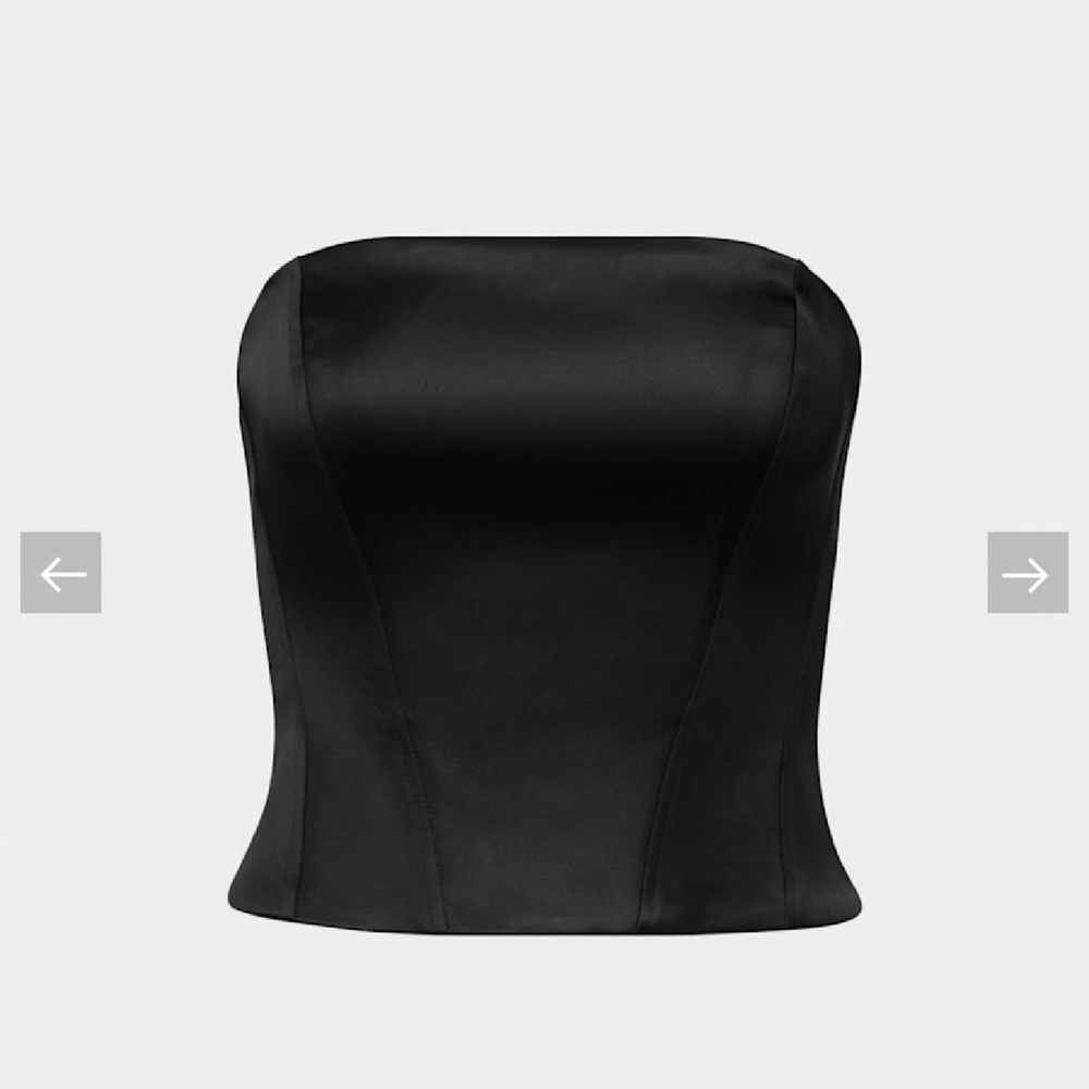Aritzia Castle Satin Corset